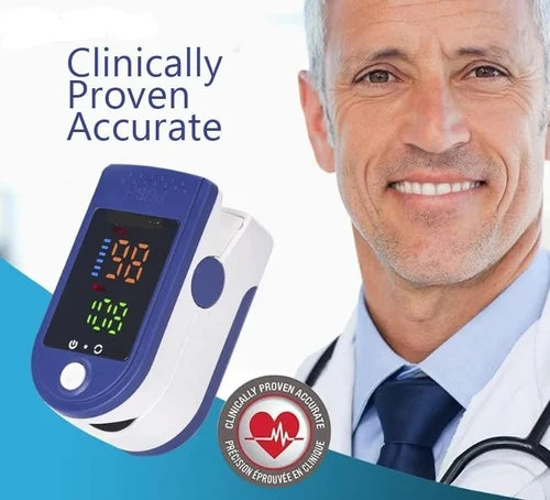LK87 Digital Fingertip Pulse Oximeter, LED Display, SpO2 and Pulse Rate Monitor