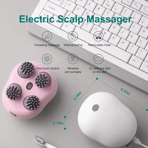 Electric Scalp Massager Electric Head Massager Rechargeable- Dropshipping Available