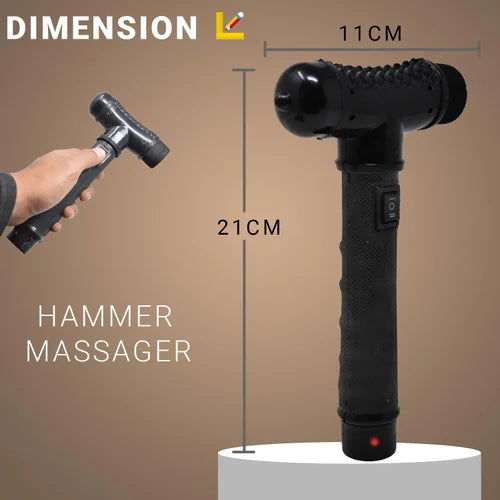 Indian Rechargeable Body Massage Gun Facial Gun Massager 4 Heads, 2 Speed