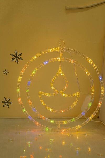 Double Round Pendant RGB Diya