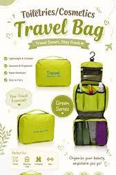 Travel cosmetics bag