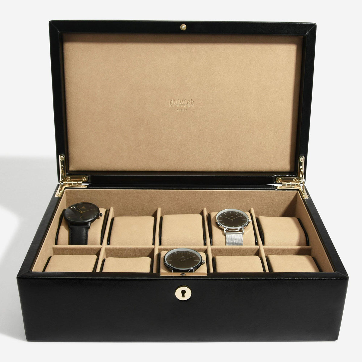 Luxury 10-Slot Watch Organizer