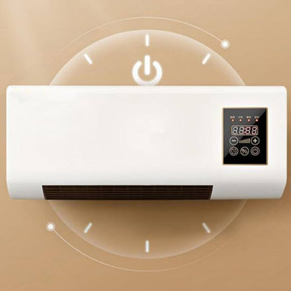 Wall-mounted mini portable air conditioner and heater unit.