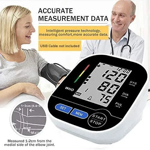 MCP BP115 AUTOMATIC DIGITAL BP MONITOR BLOOD PRESSURE MEASURING MACHINE WITH USB PORT