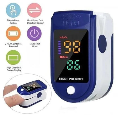 LK87 Digital Fingertip Pulse Oximeter, LED Display, SpO2 and Pulse Rate Monitor
