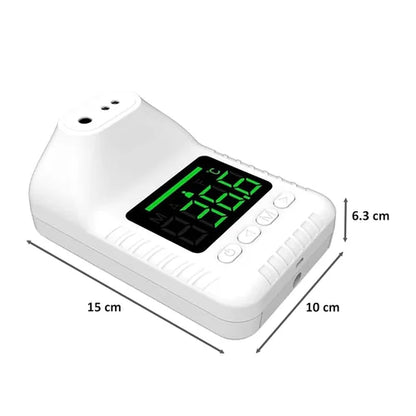 Non-Contact,Wall-Mounted Infrared Forehead K3 with LCD Display, Fever Alarm