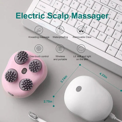 Electric Scalp Massager Electric Head Massager Rechargeable- Dropshipping Available