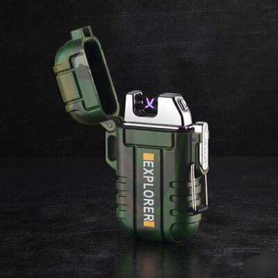 Rechargeable MilitaryArc Lighter
