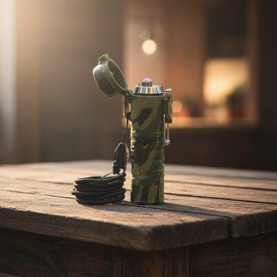 Torch shape military Arc Lighter