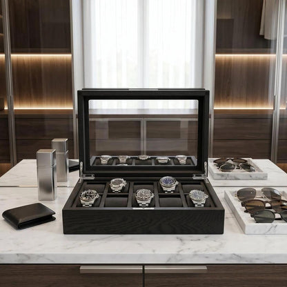 Luxury 10-Slot Watch Organizer