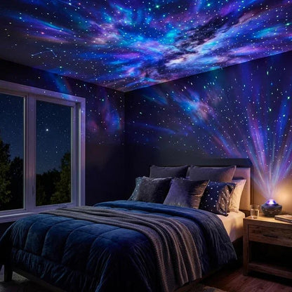 Galaxy Star Projector with 12 Film Discs