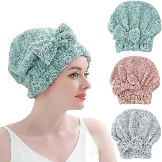 rincess Microfiber Hair Drying Cap for Women